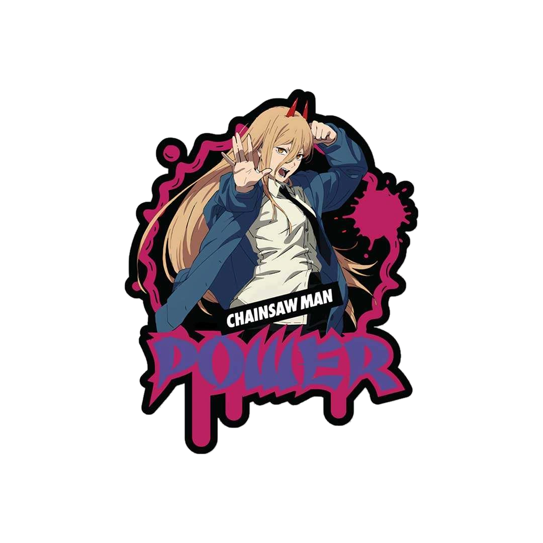 Chainsaw Man Power Sticker